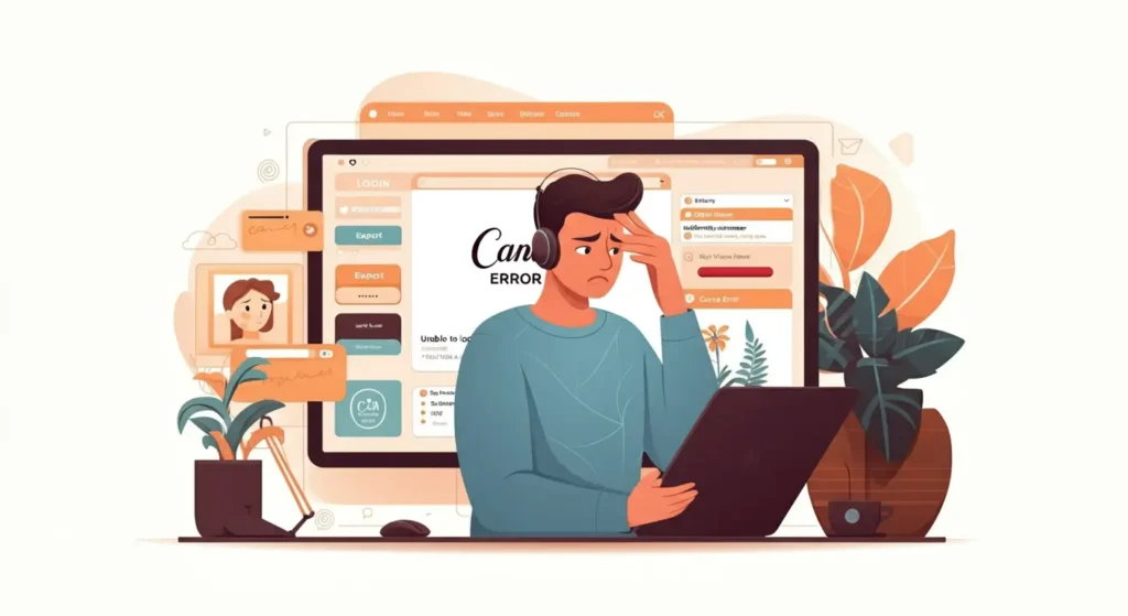 User complaints about Canva downtime on Twitter