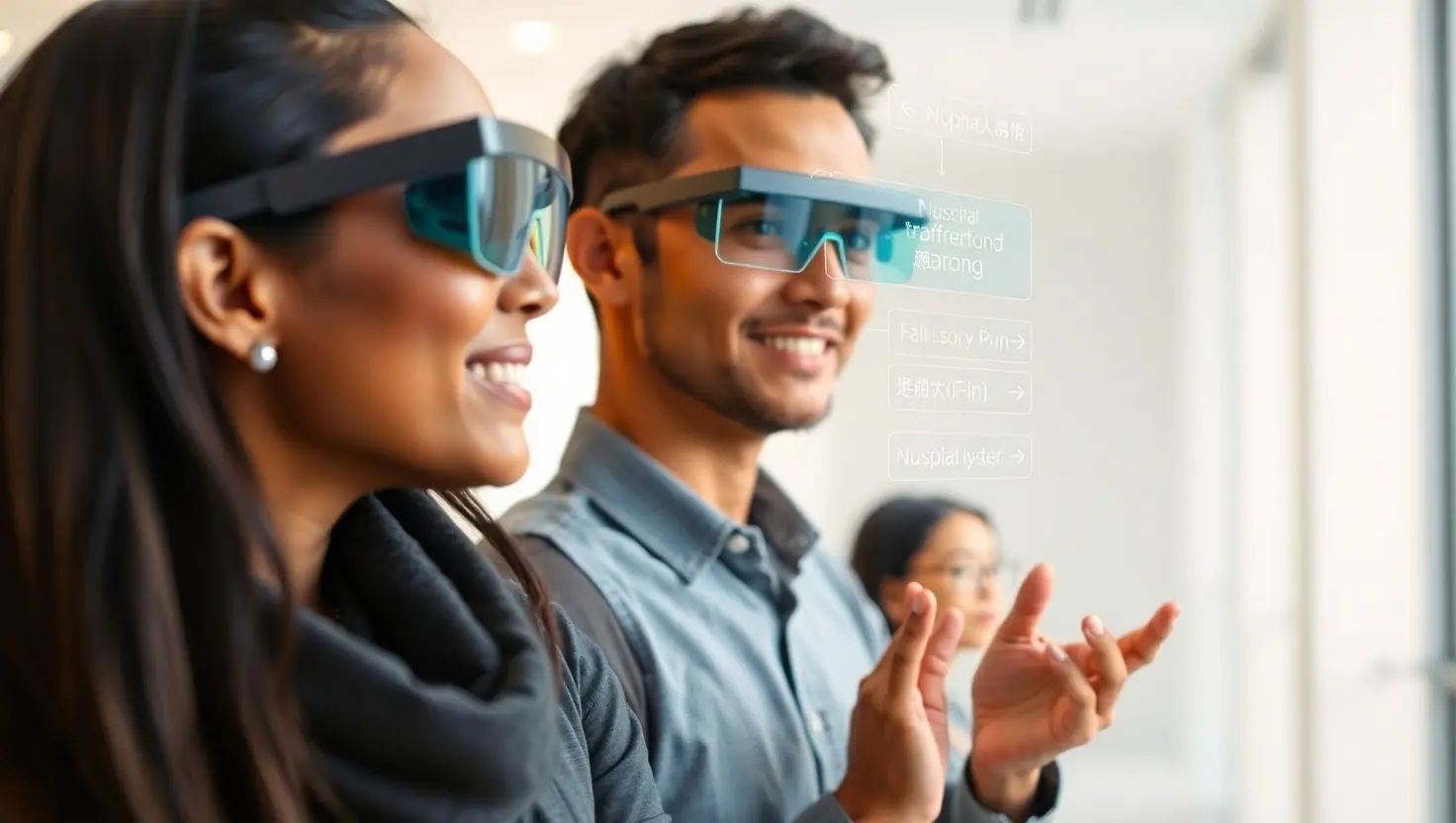 Top AI glasses for blind users in 2025 offering real-time translation, object recognition, and smart navigation features powered by augmented reality for visually impaired individuals.