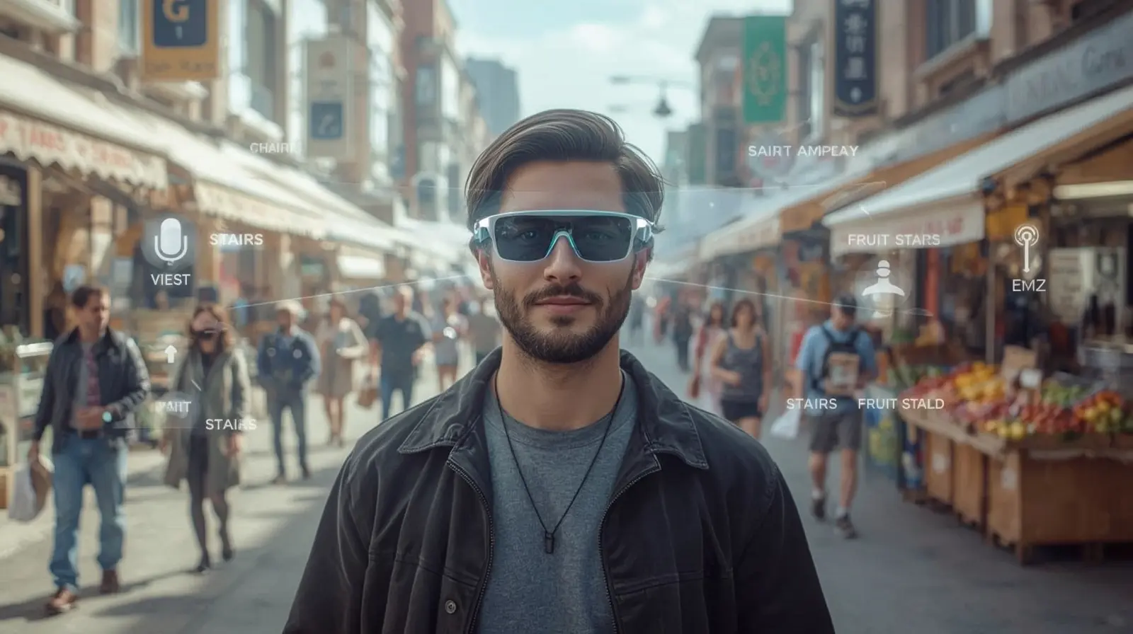 AI-powered smart glasses for blind users in 2025 enabling real-time translation, voice-guided navigation, and enhanced independence through advanced AR and computer vision