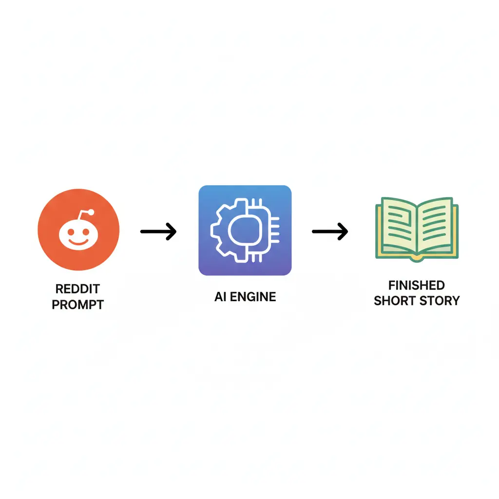 How Reddit AI story generators work from user prompts to full stories.