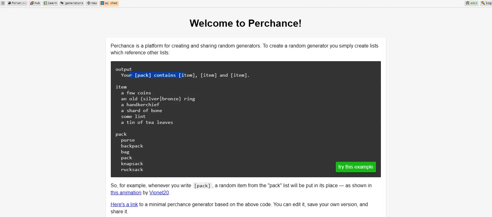 What is Perchance AI Image Generator?