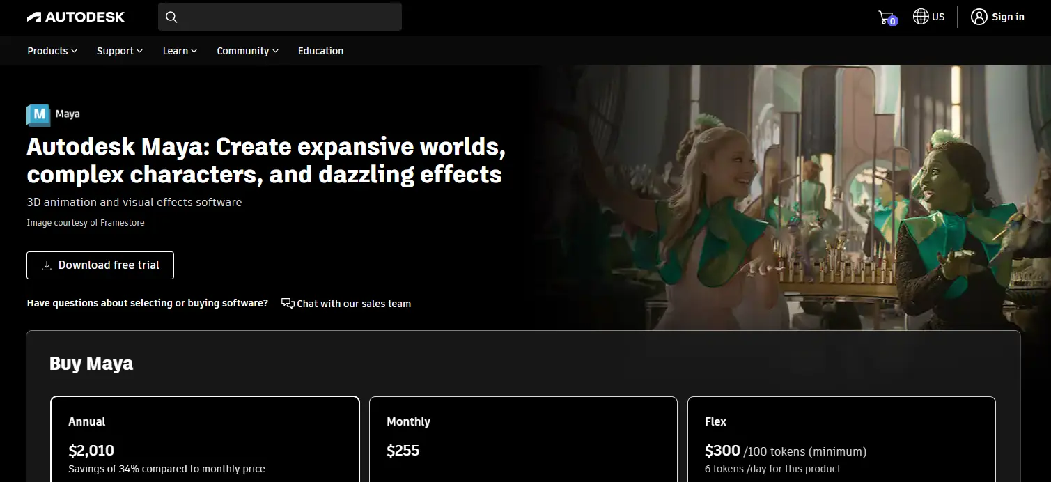 Autodesk Maya AI Assistant tool release September 2025