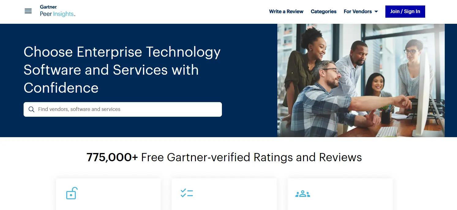 gartner peer insights home - AI cloud business management platform