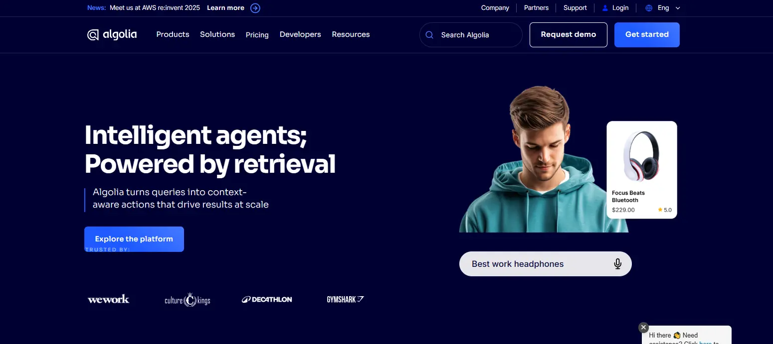 algolia - Emerging AI Marketing Tools
