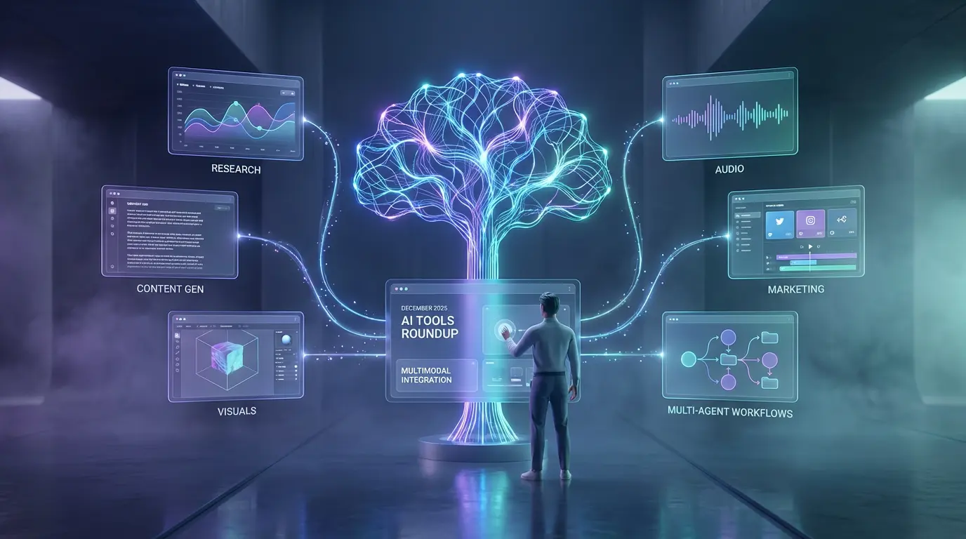 December 2025 AI Tools Roundup — The Best Free & Paid Updates of the Month