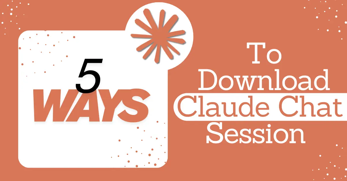 How to Download a Claude Chat Session