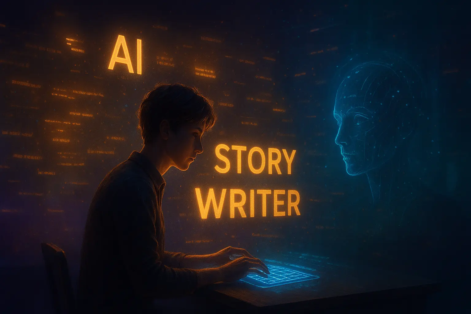 AI story writer no filter concept – creative storytelling without restrictions