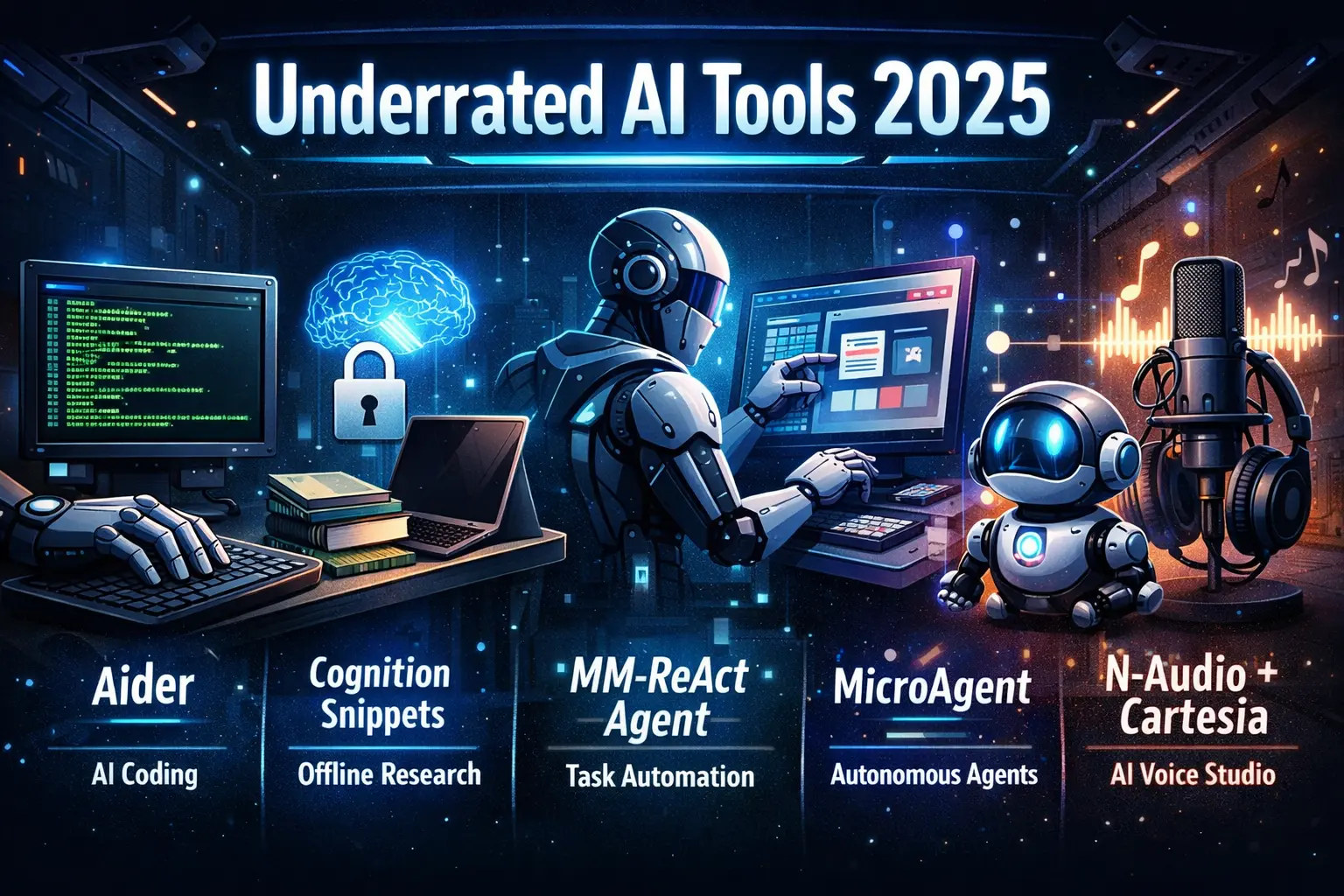 top 5 underrated AI tools 2025
