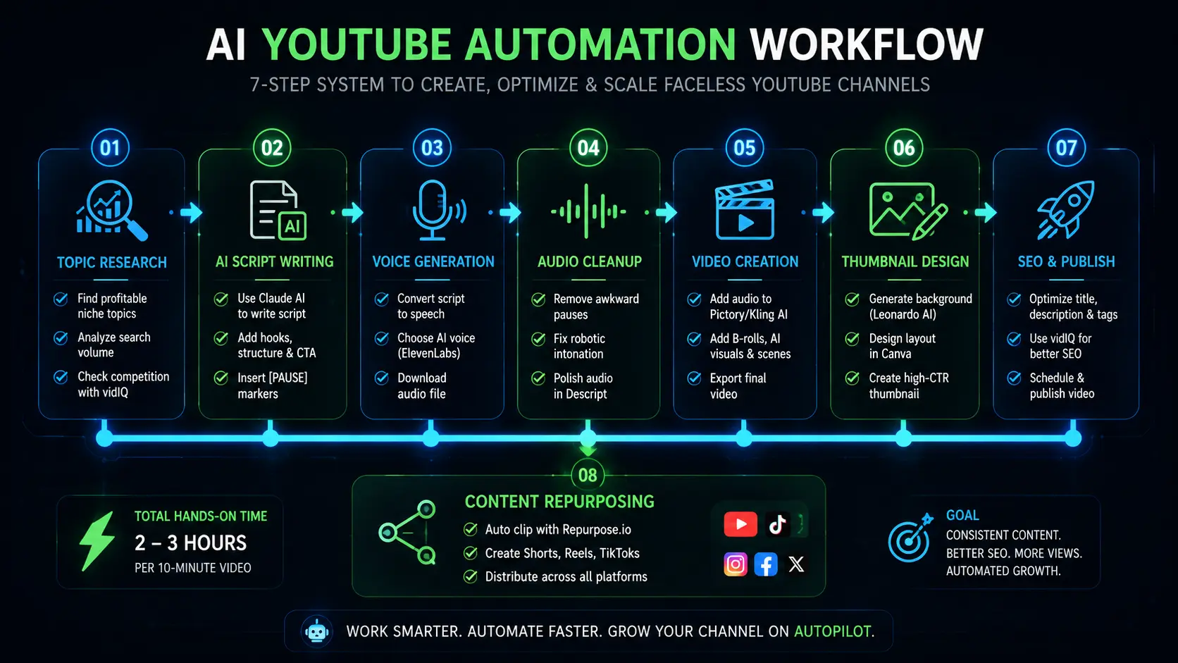 A Real Faceless Channel Workflow (Step by Step)